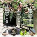 Bird Deterrents for Outside, Reflective 3D Stainless Steel Wind Spinners, Garden Decor, Bird Scare Devices to Keep Woodpeckers, Pigeons Away from Your House, Patio, Orchards by GreenHaven Gardens