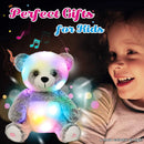 Cuteoy Light-up Singing Plush Panda LED Musical Stuffed Animal Adjustable Volume Lullaby Plushies Birthday Christmas Toy Gifts for Kids Toddler Girls, 13" by TinyTreasures Baby Boutique