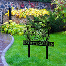 Personalized Metal Garden Sign with Stake, Custom Garden Decor for Outdoor, Custom Family Name Sign, Patio Decorations, Lawn Art, Farmhouse Decorative, Housewarming Gift (CstmDesign12) by CozyNest Decor