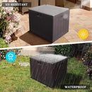 33 Gallon Pro Outdoor Storage Box Waterproof Lockable Resin Deck Box Large, Patio Storage Bin for Pool Accessories Cushion Furniture, Garden Tools, UV-Resistant Outside Delivery Brown by GreenHaven Gardens
