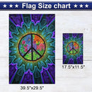 FLAGWIX Flags - Hippie Just A Little Something To Brighten Your Day Flag QNK163F, House Flag (29.5" x 39.5") - USA House Garden Flags Premium Polyester - Decorative Outdoor Flags by GreenHaven Gardens