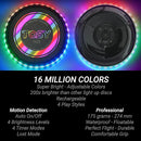 TOSY Flying Disc - 16 Million Colors RGB or 36 LEDs, Extremely Bright, Smart Modes, Camping Essentials for Teens/Kids/Adults/Men/Boys/Girls, Auto Light Up, Rechargeable, Waterproof, 175g by TinyTreasures Baby Boutique