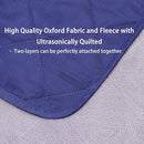 Waterproof Warm Fleece Outdoor Blanket Extra Large Lightweight Portable with Carry Bag for Stadium, Picnic, Camping, Beach, Dogs, Sofa by TinyTreasures Baby Boutique