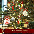Family of 3 Christmas Ornaments 2025 - Our First Christmas As A Family of Three Ornament 2025, Unique Baby 1st Xmas Ornaments, New Parents Gifts for Mom Dad Xmas Tree Decorations by TinyTreasures Baby Boutique