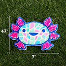 Creative Roots Axolotl Stepping Stone Kit, 7-Inch Paintable Ceramic Stepping Stone, Includes 6 Acrylic Paints, Kids Crafts, Ages 8+ by TinyTreasures Baby Boutique