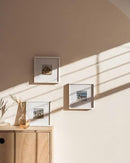 HAUS AND HUES White Square Frames Set of 3-8x8 by CozyNest Decor