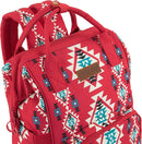 Wrangler Aztec Backpack Organized Daypack Travel Baby Bag with Stroller Strap and Side Bottle Pockets WG2204-9110BDY by TinyTreasures Baby Boutique