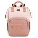 Diaper Bag Backpack, Diaper Bags for Baby Girls Boys, Baby Bags for Moms Dads, Nappy Changing Bag with Insulated Pockets,Multi-functional Waterproof Backpack with Stroller straps -Pink light pink by TinyTreasures Baby Boutique