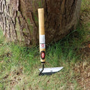Kana Hoe 217 Japanese Garden Tool - Hand Hoe/Sickle is Perfect for Weeding and Cultivating. The Blade Edge is Very Sharp. (Beige-023) by GreenHaven Gardens