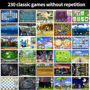 16 Bit Handheld Game for Kids Built-in 230 HD Classic Retro Video Games USB Rechargeable 3.0 Inch Childrens Travel Electronics Toys Portable Gaming Player System Gift for Boys Girls Ages 4-8-12 by TinyTreasures Baby Boutique