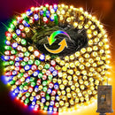 KNONEW 403FT 1000 LED Christmas Lights Color Changing Outdoor String Lights with 11 Modes & Timer Fairy Light Plug in Waterproof Fairy Lights for Xmas Yard Tree Wedding Party(Warm White to Multicolor) by GreenHaven Gardens