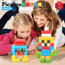 Picasso Cubes Kids Pixel 1” Magnetic Puzzle Cube Mix & Match w/Free Ideabook Sensory Toys STEAM Learning Building Block Magnets Construction Toy Set Stacking Magnet Creative Kit by TinyTreasures Baby Boutique