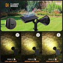 Solar Lights Outdoor, 2-in-1 Decorative Solar Landscape Lighting for Outside, IP67 Waterproof Garden Light Pathway Lighting Decor Led Landscape Lights for Yard Porch Fence Pool by GreenHaven Gardens