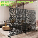 Outdoor Privacy Screen,72" H×47" W Metal Privacy Screen, Freestanding Privacy Fence Panels for Patio by GreenHaven Gardens