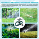 Metal Impact Sprinklers for Yard, 2 Pack, Heavy Duty Adjustable Lawn Sprinkler with 360° Coverage, Water up to 5,800 Sq. Ft, Durable Metal Base for Medium to Large Yards, Yard&Areas by GreenHaven Gardens
