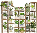 22 Tiers Plant Shelf for Plants Large Indoor Plant Stand Plant Rack Extra Large Wood Plant Stands for Hanging Plant Holder for Patio Balcony Garden by GreenHaven Gardens