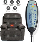 27in Extra Wide Power Lift Recliner Chair for Big Tall with Extended Footrest Heat Massage, Oversized Electric Lift Recliner Chairs for Adults Elderly Seniors, Arm Storage & Cup Holders by CozyNest Decor