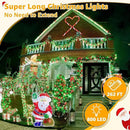 Ollny Christmas Lights Outdoor 800LED 262FT, Red and Green Plug in Fairy Lights with Remote, 8 Modes Waterproof Timers Dimmable LED String Lights for Indoor House Outside Bedroom Patio Balcony by GreenHaven Gardens