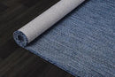 CAMILSON Outdoor Rug 10x14 Modern Area Rugs for Large Indoor and Outdoor Patios and Porches - Waterproof, Washable, Non-Shedding, Easy-to-Clean Outside Carpet (10 x 14, Solid - Navy Blue) by CozyNest Decor