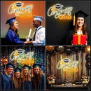 SELICOR Congrats Graduation Neon Sign with Cap - 15" x 8", Adjustable LED Light Up Sign for Prom Party, Photos, Class of 2025 Celebrations, Graduation Gift for Dorm Backdrop Room Decor by CozyNest Decor