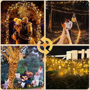 2 Pack Solar String Lights for Outside, Each 79Ft 240 LED Solar Lights Outdoor, 8 Modes Waterproof Solar Powered Fairy Twinkle Light for Backyard Patio Tree Party Garden Decoration, Warm White by GreenHaven Gardens