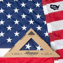 American Flag | American-Sourced Nylon Fabric, Embroidered Stars, Hand-Stitched | Proudly Made in USA (5' x 8') by GreenHaven Gardens