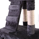 67" Multi-Level Cat Tree Tower, Kitten Condo House with Scratching Posts, Kitty Play Activity Center, Gray