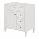 Bathroom Vanity With 2 Drawers And Tip-Out Drawer, Storage Cabinet by Unique Piece Furniture