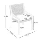 Outdoor Dining Set – Acacia Wood Stamford Table & Wicker Chairs