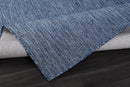 CAMILSON Outdoor Rug 5x7 Modern Area Rugs for Indoor and Outdoor Patios and Porches - Waterproof, Washable, Non-Shedding, Easy-to-Clean Outside Carpet (5 x 7, Solid - Navy Blue) by CozyNest Decor