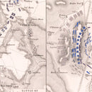 Vintage Map of the Battle of Fere-Champenoise, 1814