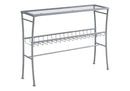 Accent Console Table For Entryway, Contemporary & Modern - Silver by HouseOfZazla