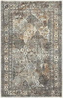 Keen Home Design 2x3 Rug - Machine Washable Entry Rug with Non-Slip Backing, Ideal for Enteryway, Kitchen, Bathroom, Laundry Room - Vintage, Easy Clean, Durable, Low Pile Rug - (2' x 3')