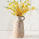 Ceramic Rustic Vase, 12.8" Large Flower Vases Home Decor for Pampas Farmhouse Decorative Pottery Clay Vase for Mantel Entryway Table Living Room Kitchen Bathroom Bedroom by CozyNest Decor