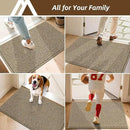 COSY HOMEER-Door-Mat 36"x60" Non Slip Absorbent Entryway Rugs Dirt Trapper Doormats Washable Entrance Mats Low Pile Welcome Floor Mat for Front Back Door and Entry Mats,Taupe by CozyNest Decor