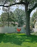 ADVOKAIR Hammock Chair Hanging Chair Rope Swing XXL - Max 500lbs, 70in Large Hammock Swing Chair -Portable Steel Spreader Bar with Anti-Slip Rings-Roomy & Strong by GreenHaven Gardens