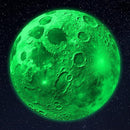 Glow in The Dark Sun for Ceiling, Luminous Planet Wall Sticker, Kids Bedroom Wall Decal, Sticky Fluorescence Sun, Gift for Boys and Girls (Green) by TinyTreasures Baby Boutique