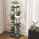 Simple Trending Plant Stand Shelf Indoor Outdoor Waterproof, 6 Tier 7 Potted Heavy Duty Metal Tall Flower Holder for Multiple Corner Display by GreenHaven Gardens