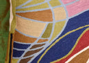 Hundertwasser Modern Pillow Cover Contemporary Pillowcase Accent Outdoor Pillows Abstract Couch Cushion Farmhouse Throw Pillows | Mid Century Chair Cushions | Handmade Wool Size 18x18 by CozyNest Decor
