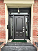 Profile Rubber Door Mat, 47x31inch, Heavy Duty, Entrance Doormat, Indoor and Outdoor, Waterproof, Easy Clean Shoe Scraper, Home Rug Welcome Mats for Entryway, Patio, Porch, Green by GreenHaven Gardens