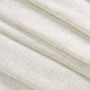 MYSKY HOME Kitchen Window Curtains Half Sheer Drapes 45 Inches Long, Boho Farmhouse Style Linen Polyester Blend Fabric, Decorative Texture for Bathroom/Closet/Cafe, 50" x 45", Linen, 2 Pieces by CozyNest Decor