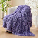 GONAAP Fuzzy Faux Fur Throw Blanket Lavender Super Soft Cozy Plush Fuzzy Shaggy Blanket for Couch Sofa Bed (Lavender, Throw(50"x60")) by CozyNest Decor