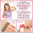 Dpai Friendship Bracelet Making Kit for Girls,DIY Arts and Crafts Toys,Jewelry String Maker Kit,The Best Birthday Gifts Ideas for Girls 6 7 8 9 10 11 12+ Years Old（Pink） by TinyTreasures Baby Boutique