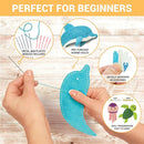 Craftorama Sewing Kit for Kids, Fun and Educational Sea Animal Craft Set for Boys and Girls Age 7-12, Sew Your Own Felt Animals Craft Kit for Beginners, 165 Piece Set by TinyTreasures Baby Boutique