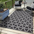 Keen Home Design Outdoor Rug - 8x10 Washable Indoor/Outdoor Rug for Patio, Balcony, Kitchen, Garden, Beach, Deck and Porch. Size: 7'9" x 10'2" by GreenHaven Gardens
