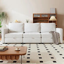 mestyl Modular Sectional Sofa Convertible Sofa Couch Set with Storage for Living Room, Modern 3 Seater Modular Sectional Couch (Beige) by CozyNest Decor