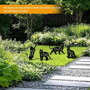 4 Pack Cat Metal Garden Decorative Stakes, Weather Proof Silhouette Statues for Yard, Patio,Outdoor Decor for Cat Lovers and Pet Owners by CozyNest Decor