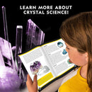 NATIONAL GEOGRAPHIC Mega Crystal Growing Kit for Kids- Grow 8 Crystals with Light-Up Stand, Science Gifts for Kids 8-12, Crystal Making Experiment, Science Kit for Girls and Boys by TinyTreasures Baby Boutique