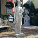 Design Toscano Hebe Greek Woman Patron of Youth Indoor/Outdoor Garden Statue, Estate Size, 62 inches tall, Cast Stone Resin, Antique Stone Finish by GreenHaven Gardens