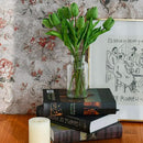 Mandy's Artificial Tulips 20 Stems Green PU Faux Flowers for Wedding Home Decor 13.5 Inch by CozyNest Decor